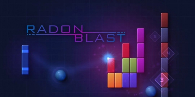 《Radon Blast》英文版：是一款打砖块游戏