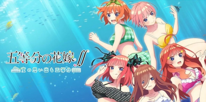 《五等分的花嫁：夏日回忆也五等分》日文版 是一款MAGES制作的漫改恋爱休闲视觉小说